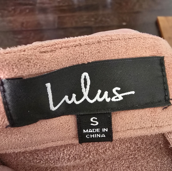 Lulus "Shenandoah" Faux Suede Mini Skirt - Picture 7 of 8